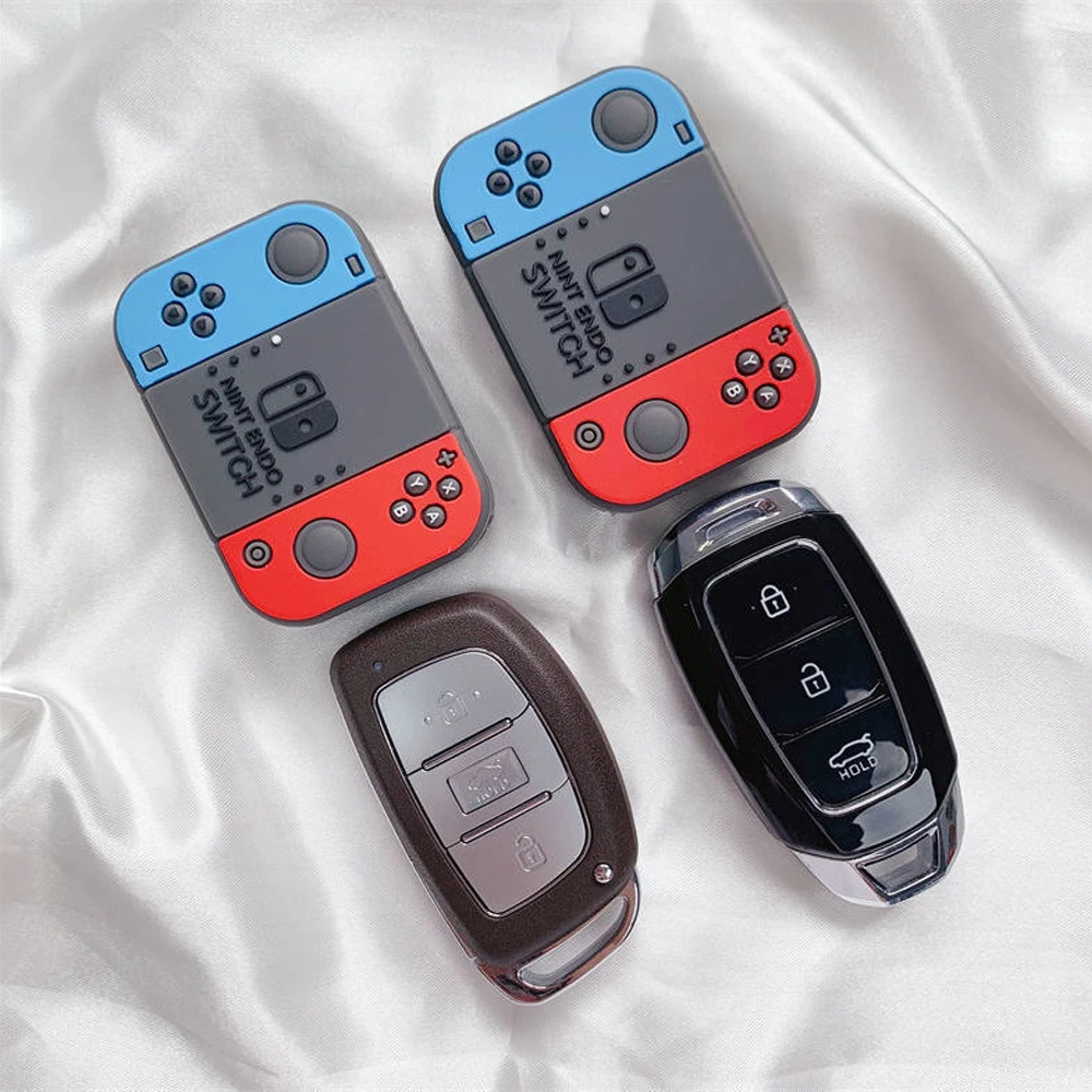 

Game Console Car Key Case for Hyundai Tucson Santa Fe Rena Sonata Elantra Creta Ix35 Ix45 I10 I30 I40 3 Button Cover Keychain