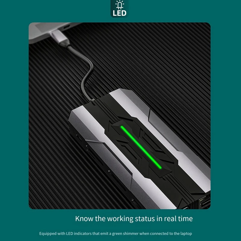 13 в 1 USB-концентратор C док-станции устройство чтения карт SD 1000 м RJ45 совместимый с