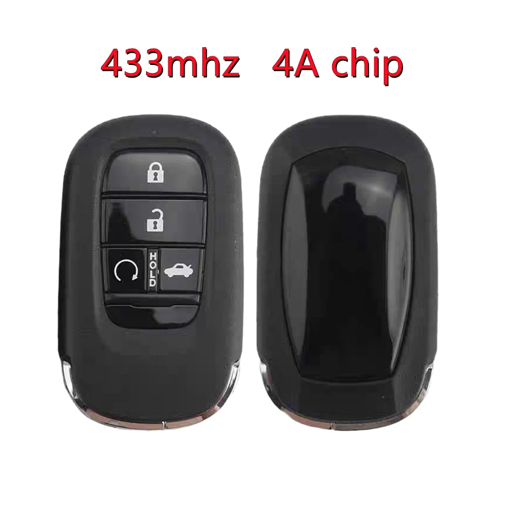 

Умный дистанционный ключ для автомобиля послепродажного обслуживания, чип 4А, 434 МГц, карта пропускания, автомобильный дистанционный ключ для Honda Civic Accord Odyssey ZRV CRV 2022 2023