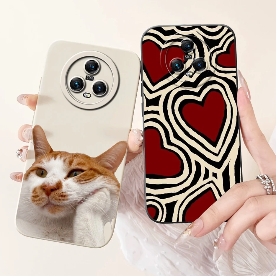 Для Honor Magic 5 Чехол Новинка Модный чехол с рисунком конфет Мягкий силиконовый для