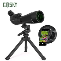 gosky hd spotting scope 20 60x80mm black style waterproof hunting monocular for bird watching with tripod and phone adapter
