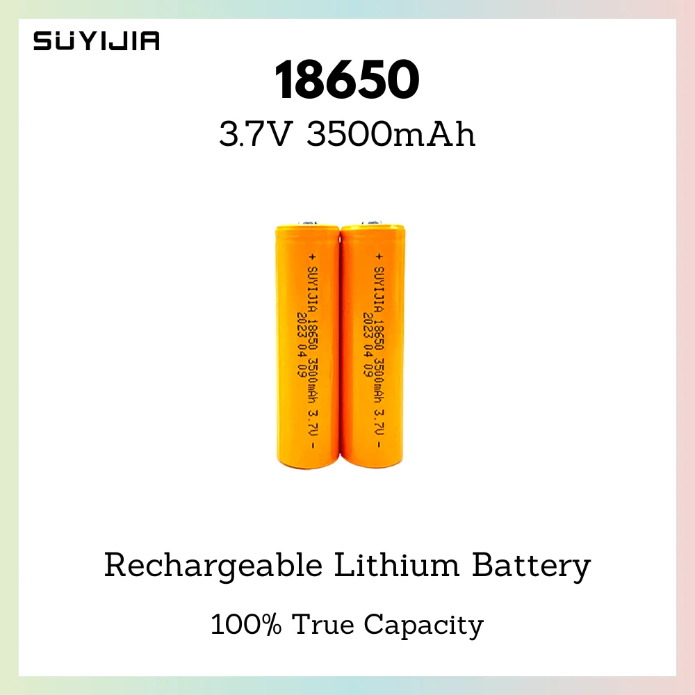

New 18650 3.7V 3500mAh Lithium Rechargeable Battery for Flashlight, Electronic Cigarette, Scooter, LED Lamp, Miner's Lamp