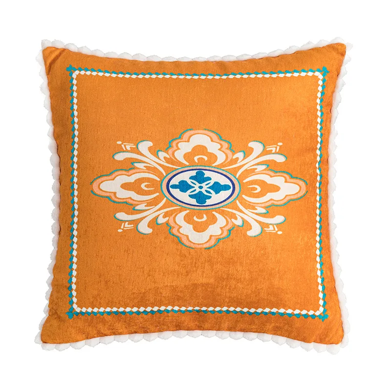 Bohemian Style Throw Pillows Retro Style Pillow Cover Cushion Cover for  Sofa Bed Car Home Decoration