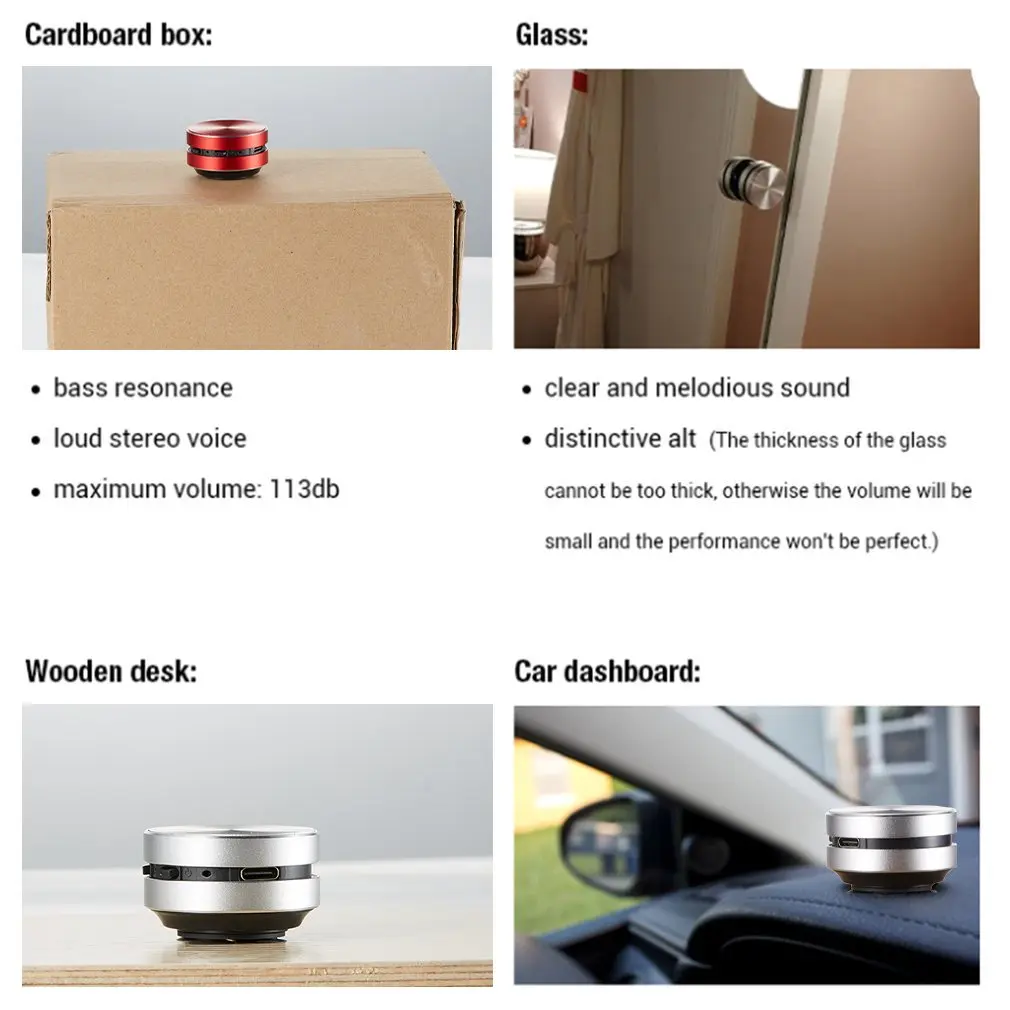 Беспроводной Мини-стереодинамик Костной Проводимости Портативный Креативный