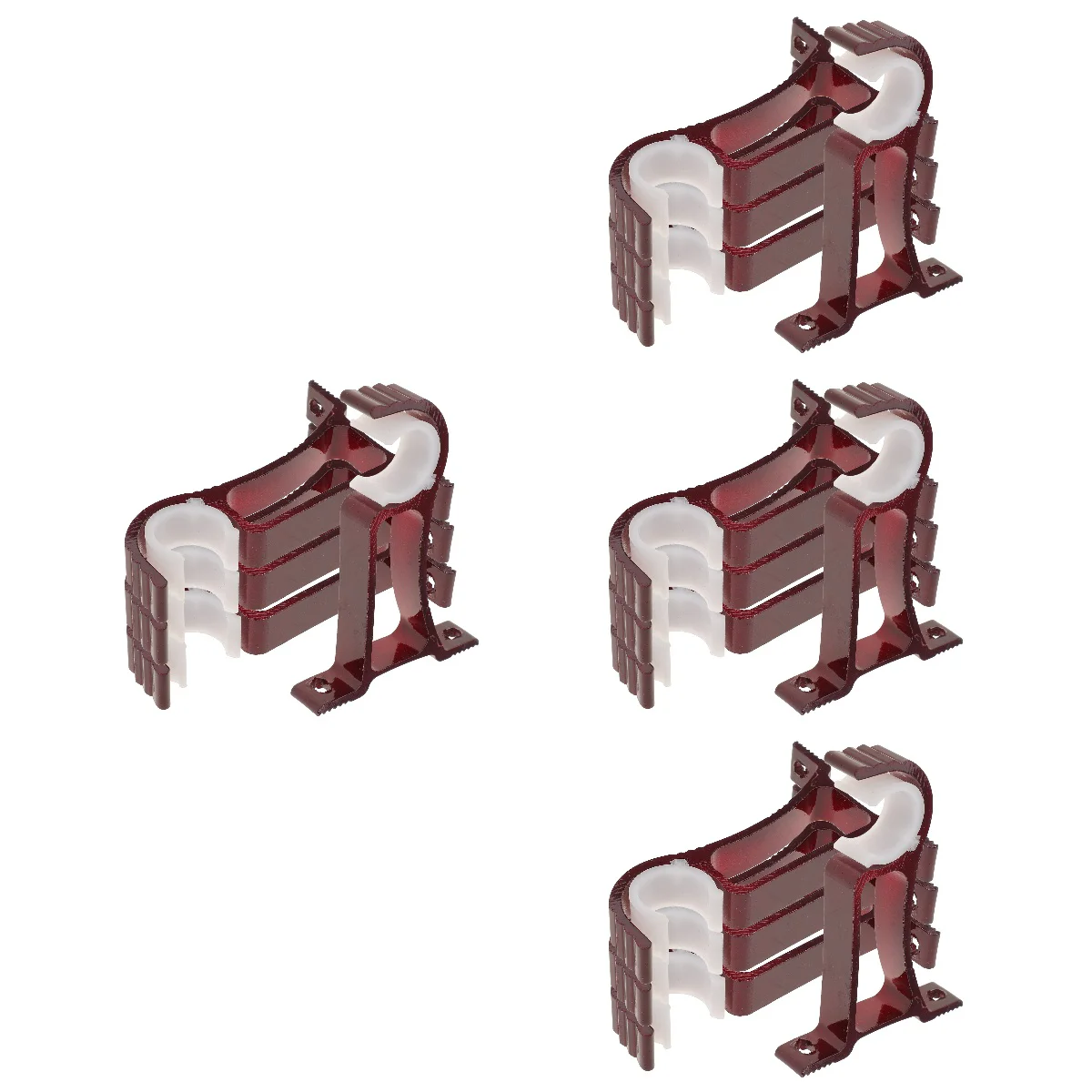 

16 Aluminum Alloy Practical Replacement Curtain Rod Holders Curtain Rod Mounting Brackets Curtain Holders For Wall