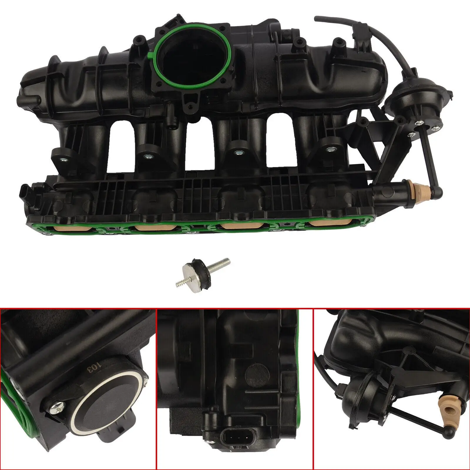 AP01 Intake Inlet Manifold w/sensor for Audi A4 B8 1.8 TFSI CABB 06H198211A 06H 198 211 A 2008-2013