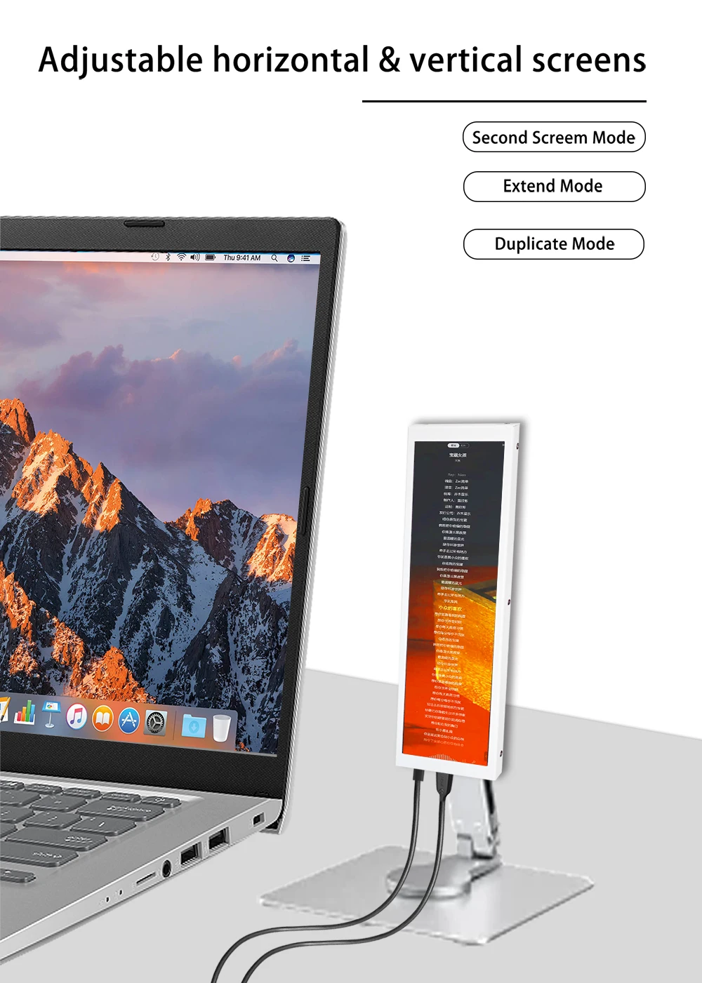 Фото Экран LESOWN Screen Zero Setup белый 7,9 дюйма для Raspberry Pi DIY, miniHDTV 400x1280 60 Гц №4