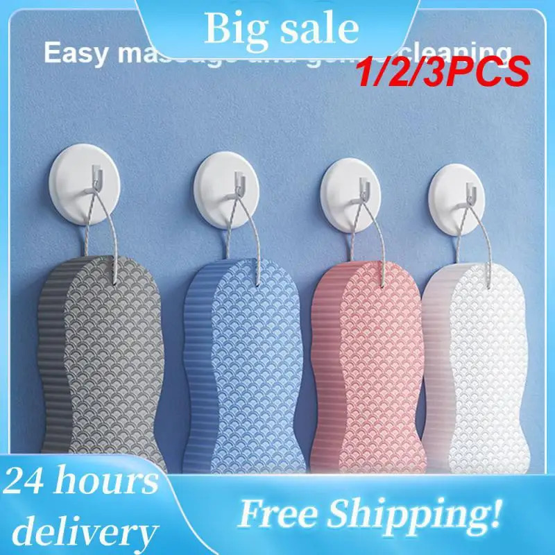 

1/2/3PCS New Soft Sponge Body Scrubber Bath Exfoliating Massager Scrub Sponge Shower Brush Body Skin Cleaner Dead Skin