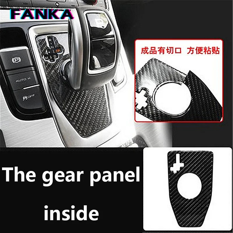 

for Geely Atlas Emgrand Boyue Proton X70 Car gear lever decoration accessories patch interior carbon fiber pattern