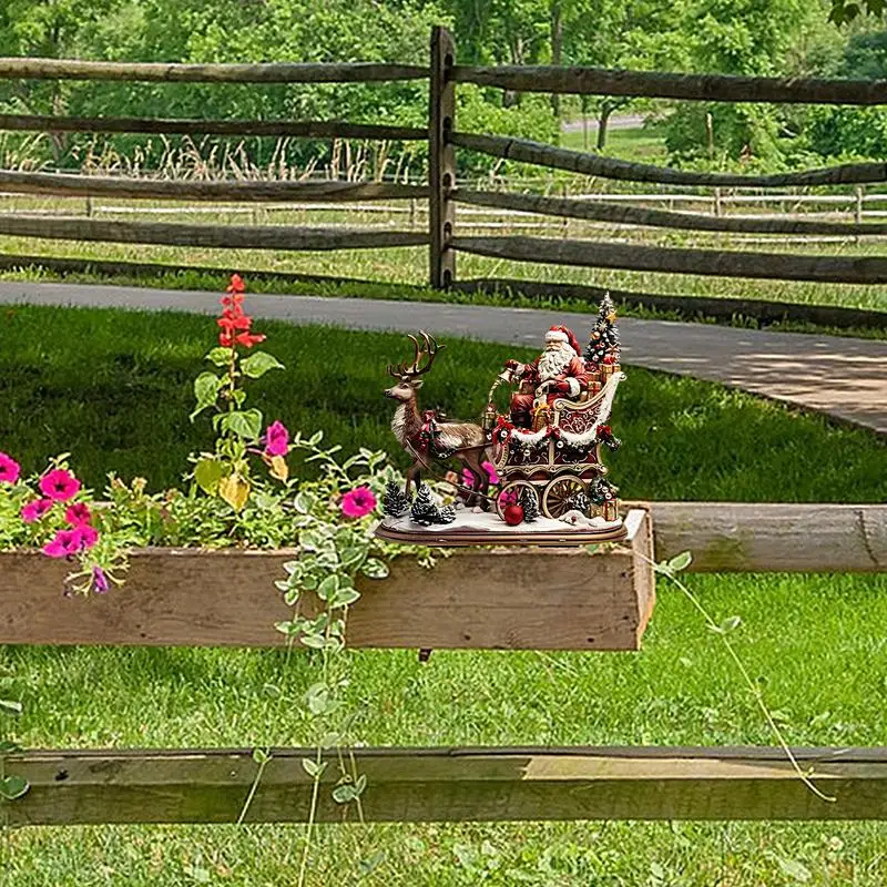 Искусство двора для улицы 2D акриловые мультяшные колья на Рождество