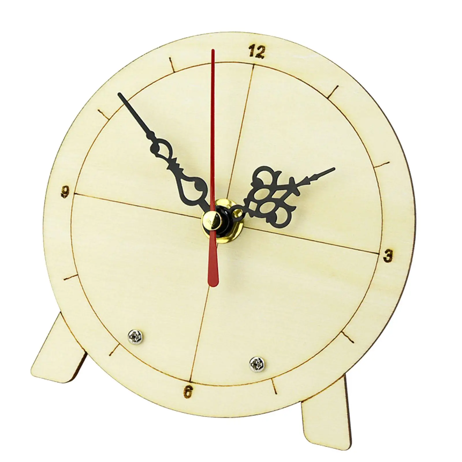 

DIY Clock Model Montessori Toys Learning Aids Wooden Time Cognition Game Toy Clock for Toddlers Baby Boys