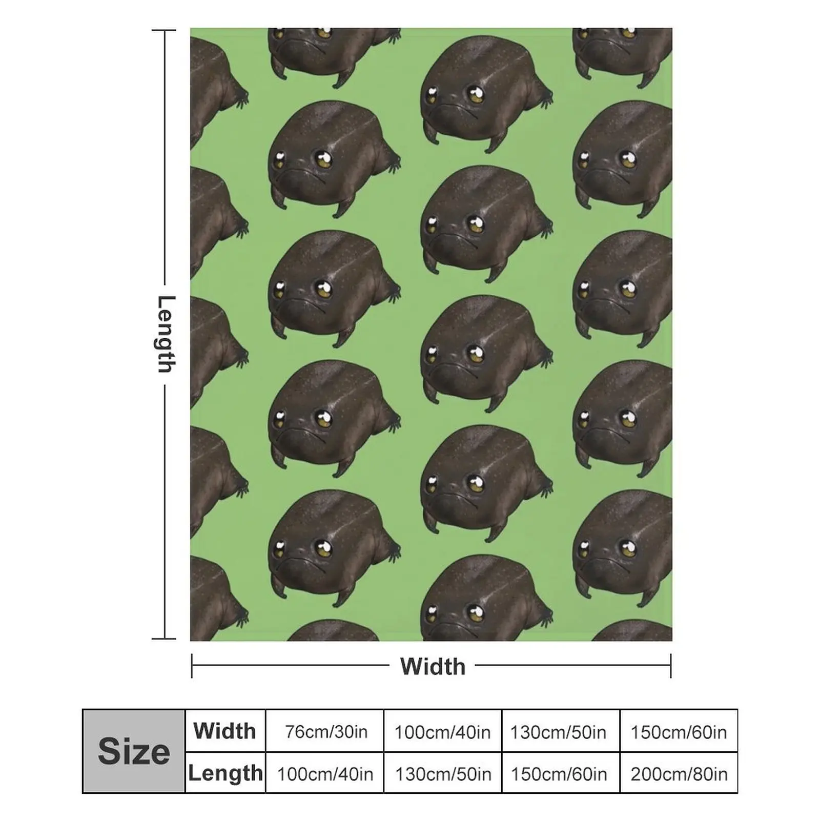 Черная дождевая лягушка (Breviceps fuscus) Декоративное детское многоцелевое теплое