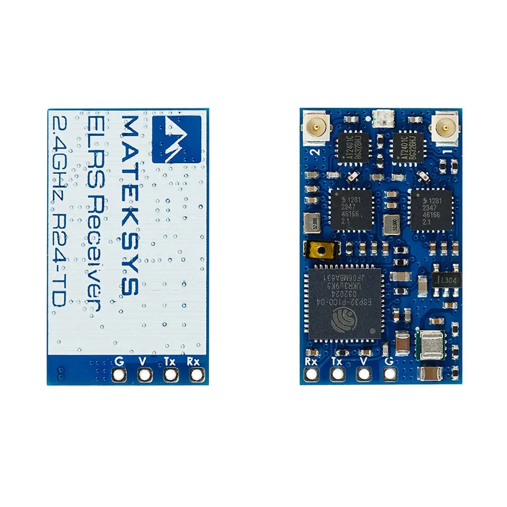 MATEK Mateksys ExpressLRS ELRS 2 4 ГГц ELRS-R24-D наноприемник для RC FPV Mini Freestyle гоночный дрон на