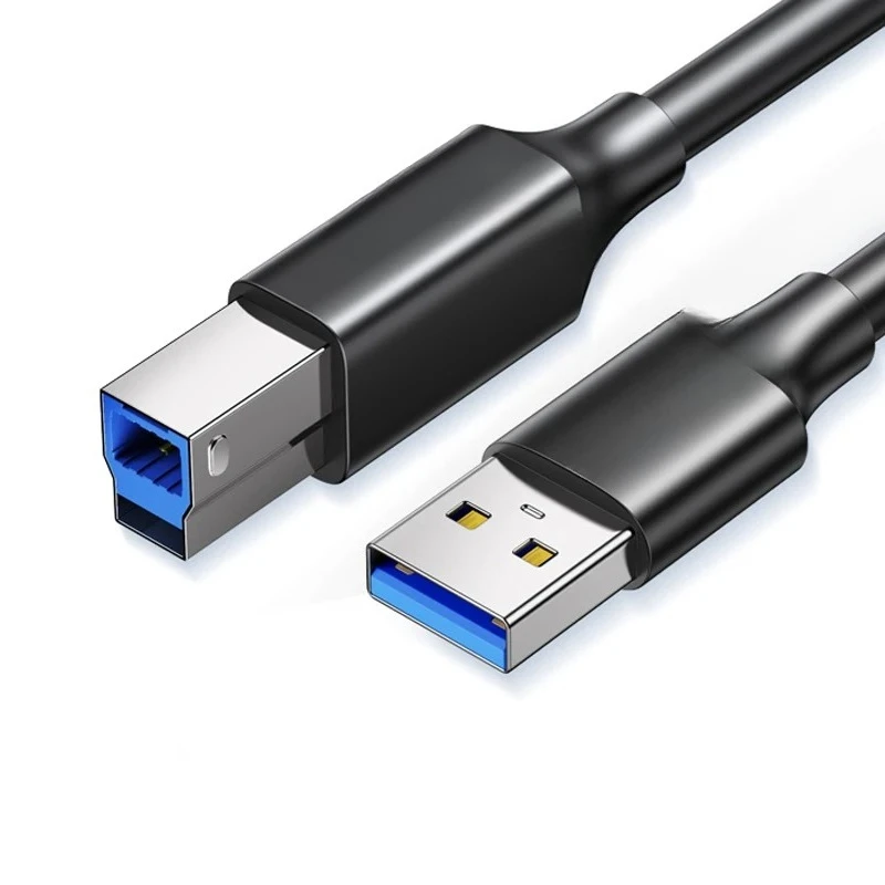 Фото Кабель UGREEN USB 3.0 для принтера, USB A-B, никелированный, высокоскоростной кабель USB B-C для принтера №2