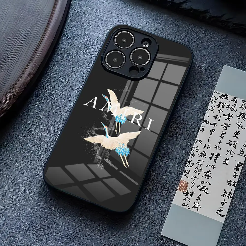 Роскошный дизайн A-Amiries чехол для телефона IPhone 15 Pro Max 14 12 11 13 Mini X XR XS 16 Plus SE Задняя