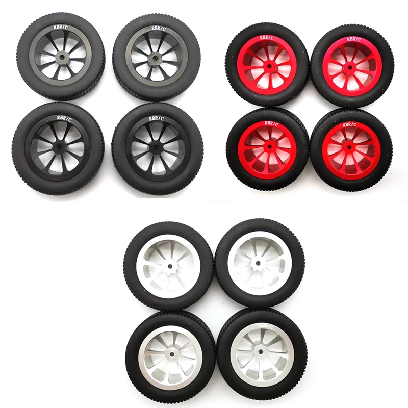

RC Car Metal Wheel Rim Modified Tire Tyre Parts For WPL D12 1/10 RC Car Upgrade Diy Accessories