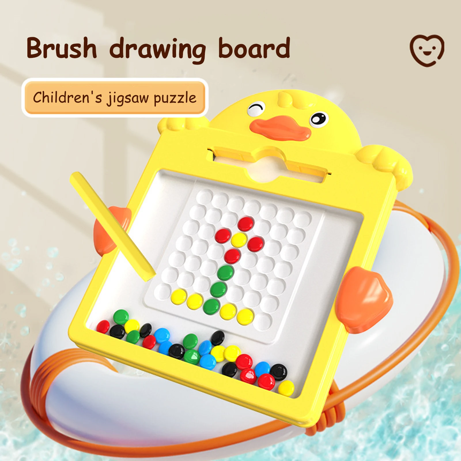

Magnetic Beads Painting Boards Reusable Driving Beads Drawing Pad Thinking Concentration Training Christmas Gifts for Boys Girls