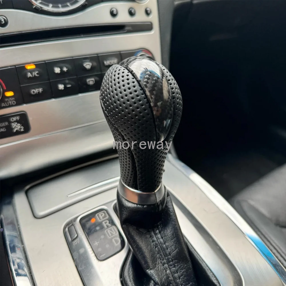 Ручка переключения передач из углеродного волокна куля для Infiniti QX56 G25 G37 FX37 EX37 QX70