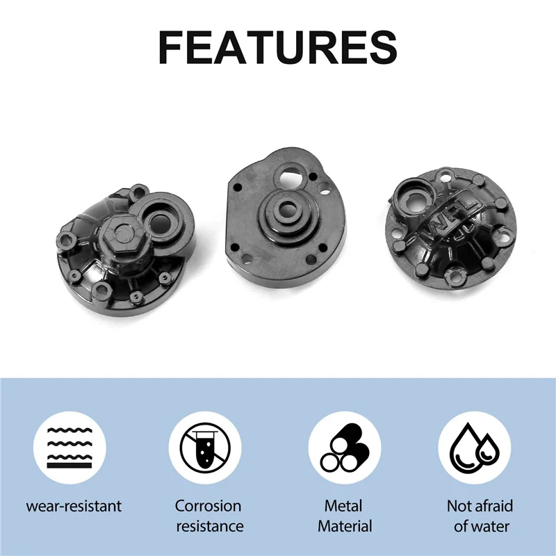 Фото FBIL-Middle Bridge Axle Модернизированные детали Металлический аксессуар OP для WPL B16 B36 Радиоуправляемый автомобиль DIY Пульт дистанционного управления Простота установки Прочный №4