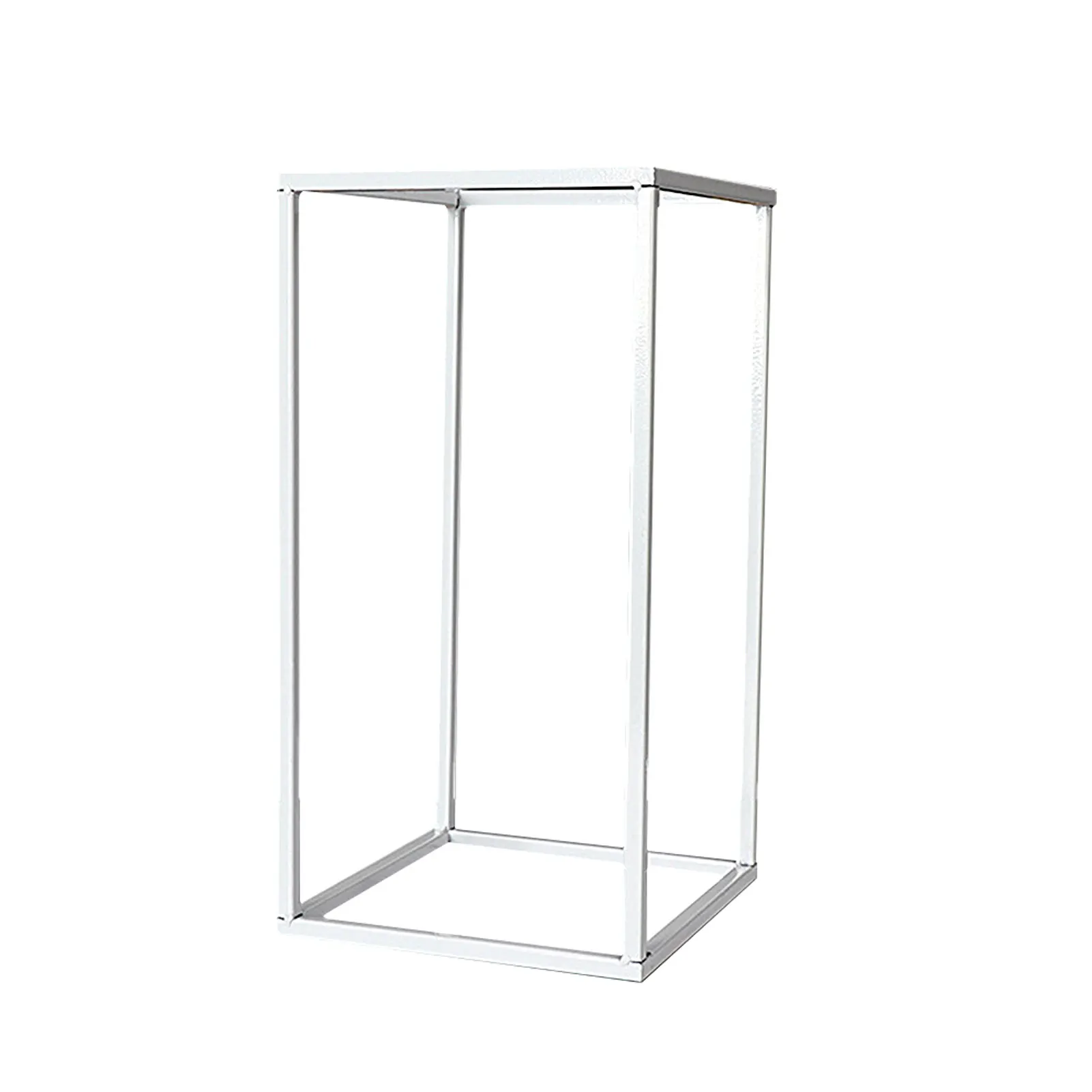 

Detachable Display Vase Column Stand Universal Iron Art Ceremony Wedding Party Flower Rack Metal Frame Geometric Rectangle