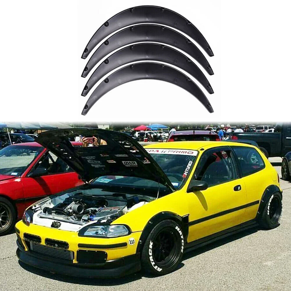 

Наконечники крыльев 3,5 дюйма/90 мм, комплект сверхшироких накладок на колеса для Honda Civic SL,SS