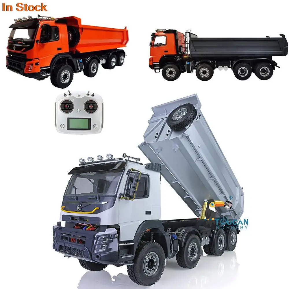 Модель JDM 65D 1/14 металлический гидравлический радиоуправляемый самосвал 8x8 Armageddon