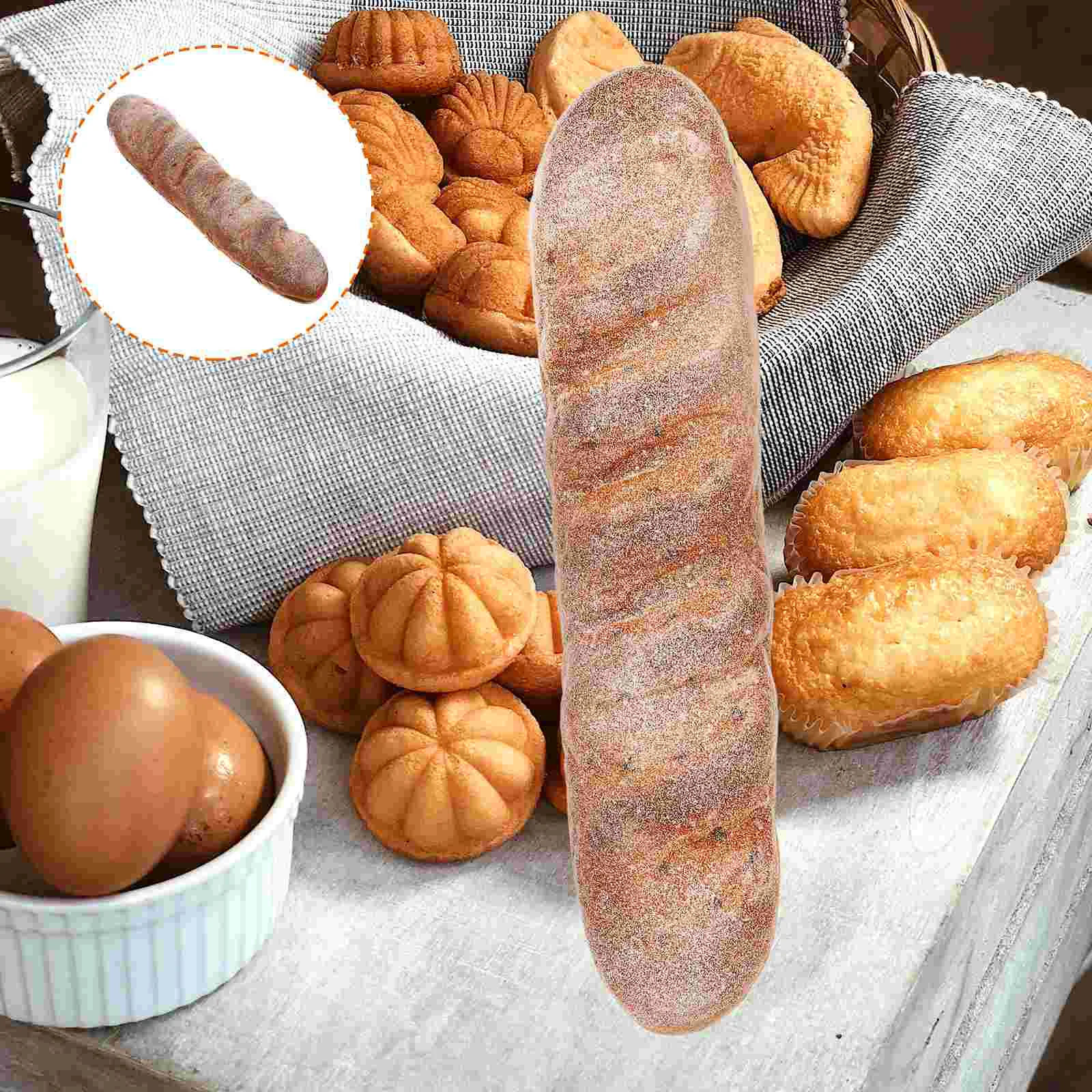

Bread Fake French Model Loaf Pu Simulated Artificial Ornament Prop Photo Pretend Decoration Display Loafguette Faux Props Toys
