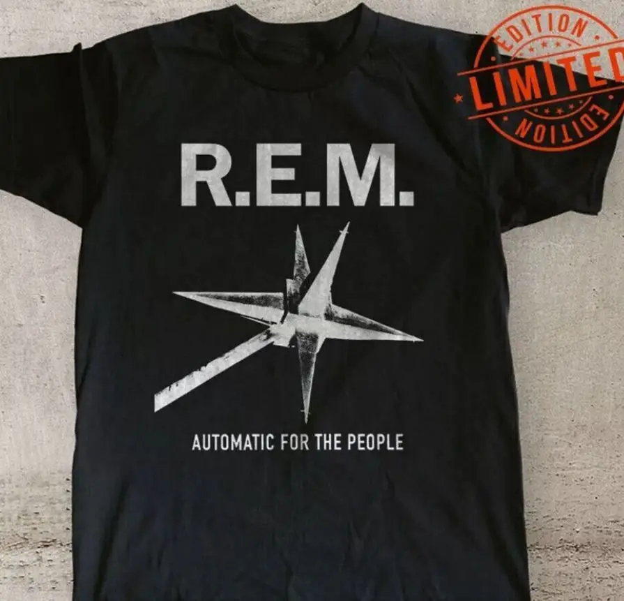 Новый РЭМ Р.Е.М. Футболка унисекс с альбомом Automatic for the People размер S-5XL