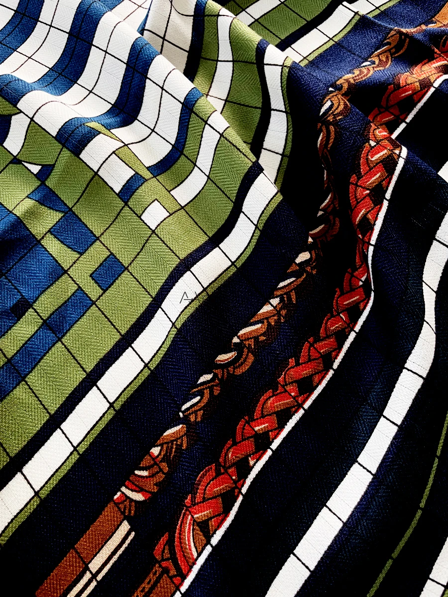 Шелковый кашемировый шарф 130 см скрученные шали Herms зимние мягкие пашмины