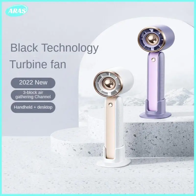

Cooling Air Cooler Light Luxury Silent Hand-held Fan For Student Dormitory Office Outdoor Semiconductor Refrigeration Cooling