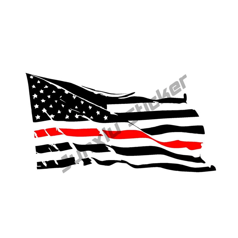 

Reflective KK Car-Stickers American Flag for Window Bumper Trunk Auto Motorcycle Uv Protection Decoration KK16*8cm
