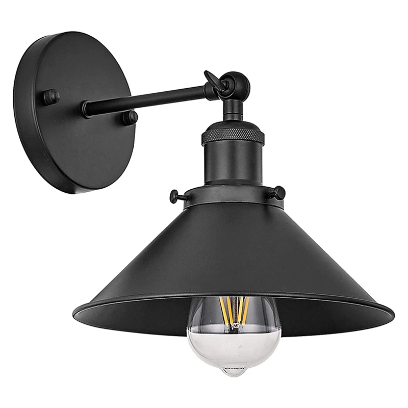 

Винтажный настенный светильник E27 в стиле ретро, бра в стиле лофт, комнатное освещение для спальни, гостиной, коридора, крыльца