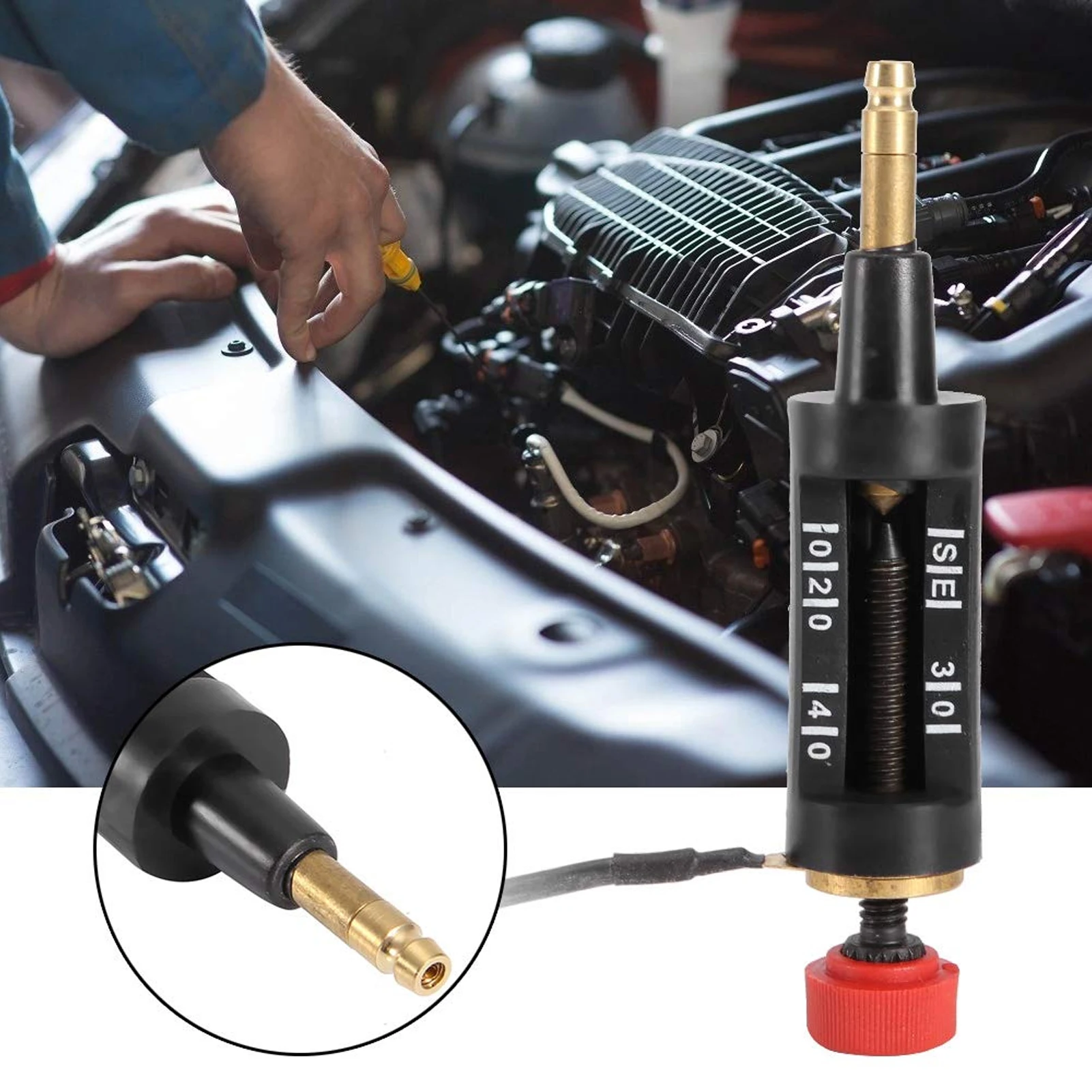 

Spark Plug Tester Adjustable Ignition System Coil Test Coil-on Plug Autos Diagnostic Test Tool For Motorcycles Lawn Mowers