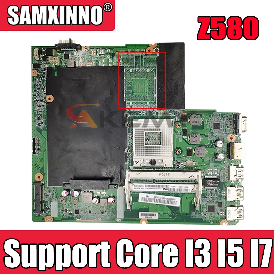 

Материнская плата для ноутбука LENOVO Ideapad Z580 с поддержкой Core I3 I5 I7, материнская плата DA0LZ3MB6G0 90000107 SLJ8E