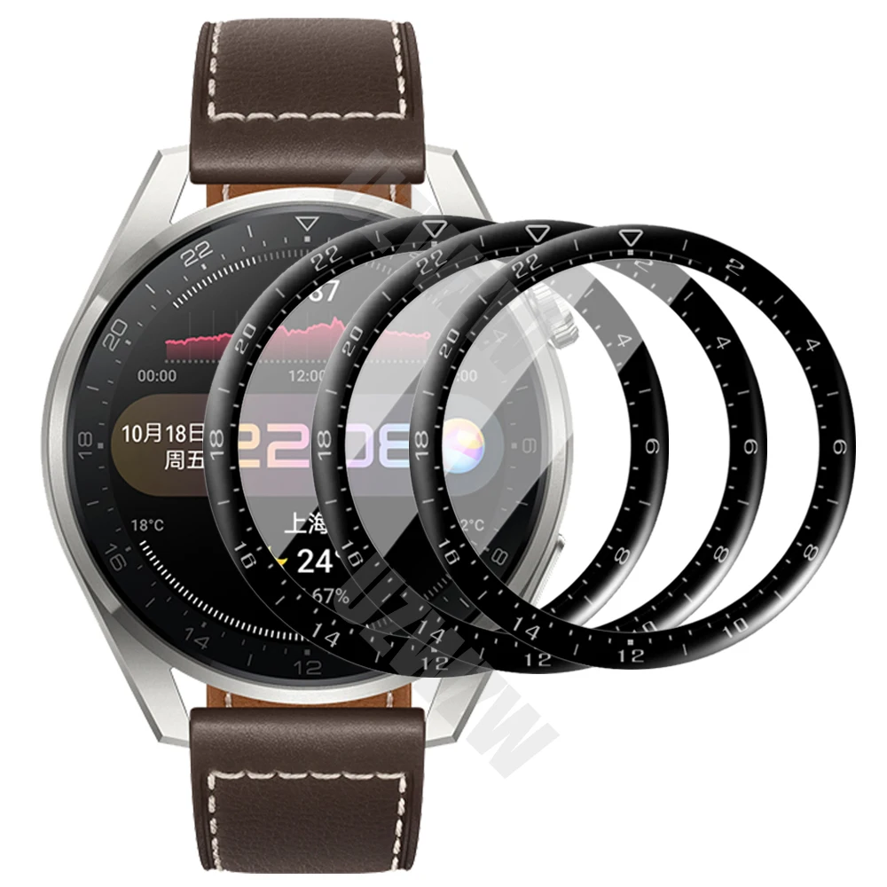 

(3pcs) Screen Protector For Huawei Watch 3 Pro Smart Watch Full Coverage Soft Protective Film Cover (Not Glass)