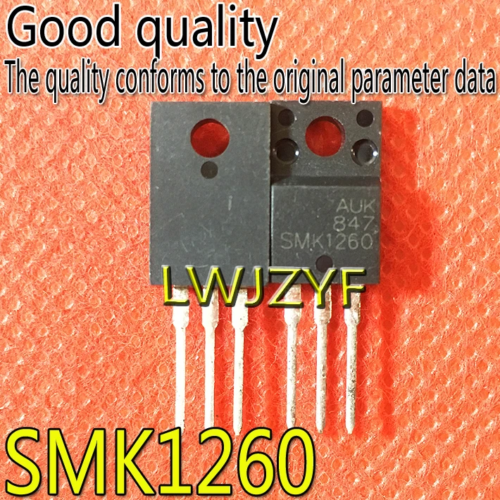 

New 12A/600V SMK1260 TO-220F 12N60 P1260ATF MOSFET Fast shipping