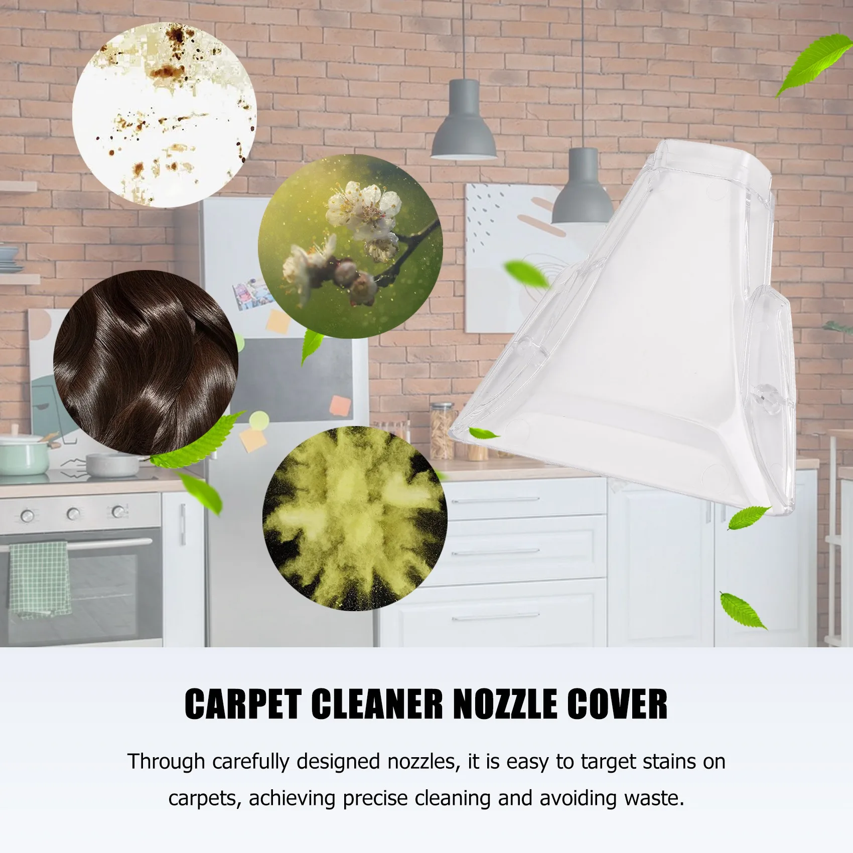 Фото (A64E) Насадка-крышка для чистки ковров для Karcher Puzzi 8/1C 100 200, сменная насадка для ручного пылесоса, аксессуары для чистки обивки №2