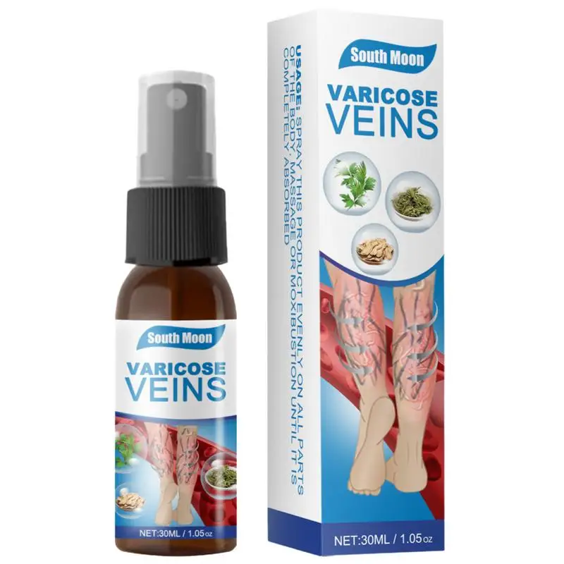 

30ml Varicose Vein Soothing Spray Massage Treatments Relief Phlebitis Angiitis Inflammation Blood Vessel Legs