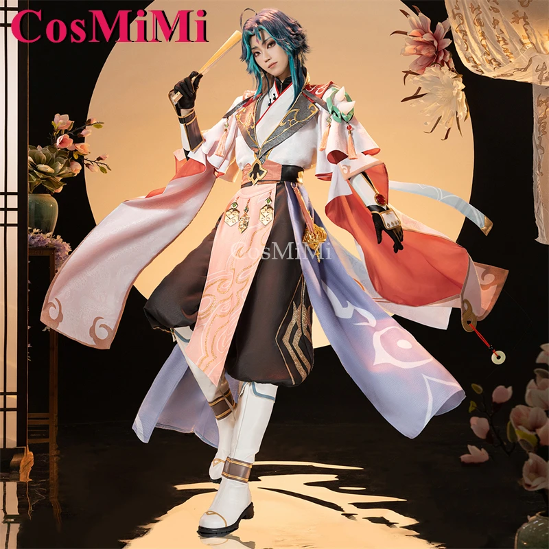 CosMiMi Xiao Косплей Игра Genshin Impact Костюм Необработанный Весенний Красивый Древний