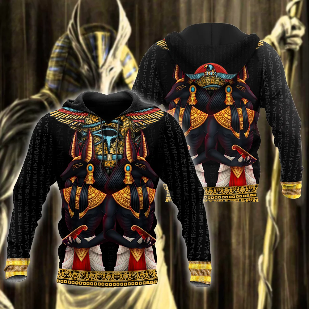 

2021 Man New Horus Egyptian Pharaoh Anubis Ancient Egypt Tattoo 3D Print Men/Women Streetwear Pullover Casual Funny Hoodies A-14