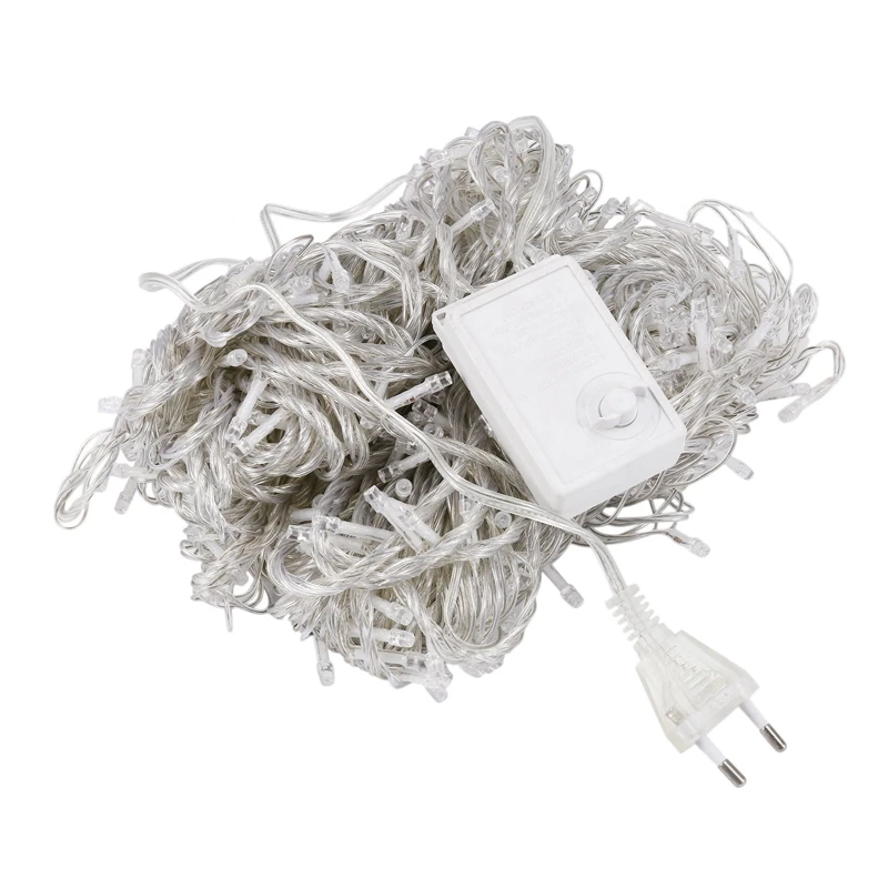 

220V 50 Meters 400 Light String 8 Lighting Modes Long String Lights EU Plug