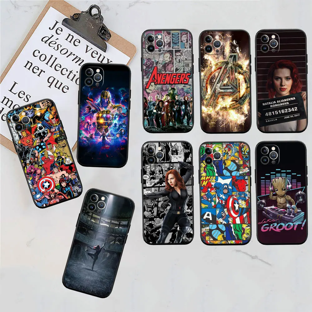 Мягкий силиконовый чехол DA73 Marvel мстители для Huawei Y6 Y7 Y9 Mate 10 20 Nova 2i 3 3i 4E 5T 7 SE Lite Pirme Pro
