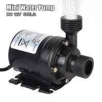 ultra quiet 800lh 5m dc 12v 24v home portable brushless motor submersible water pump for cooling system fountains heater mini
