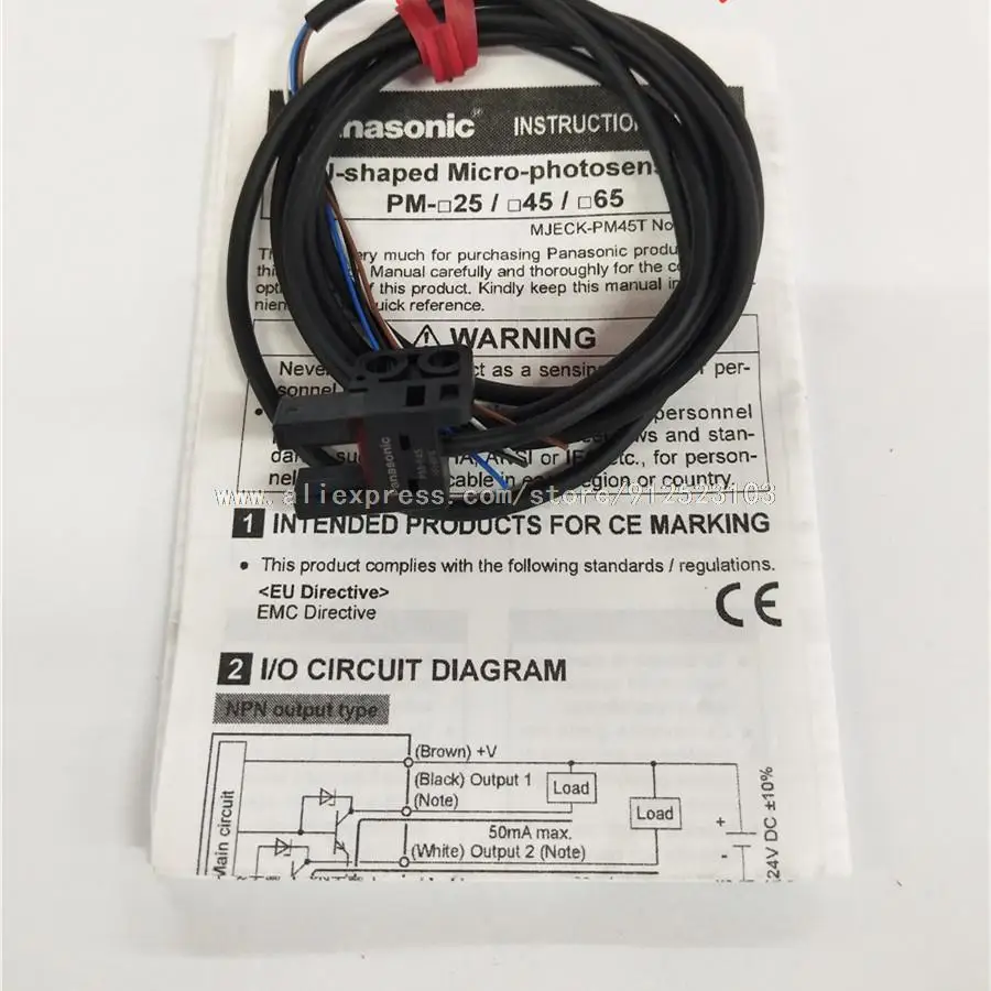 

PM-K45-C3 PM-Y45-C3 PM-L45-C3 PM-R45-C3 Ultra-small U-shaped Micro Photoelectric Switch Sensors NEW Original