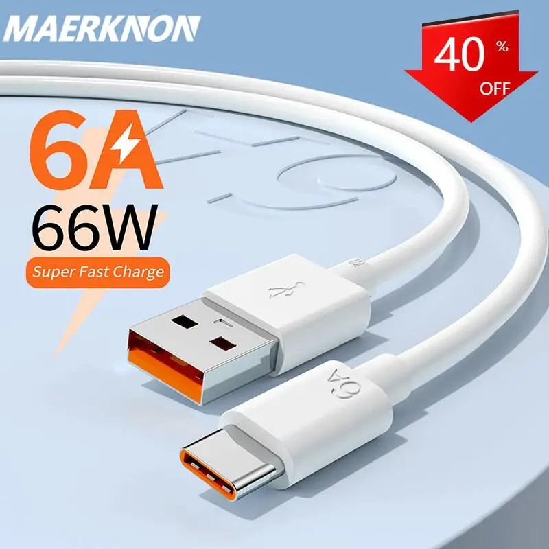 

USB-кабель для xiaomi mi 11 pro Oneplus Huawei, 6 А, 66 Вт