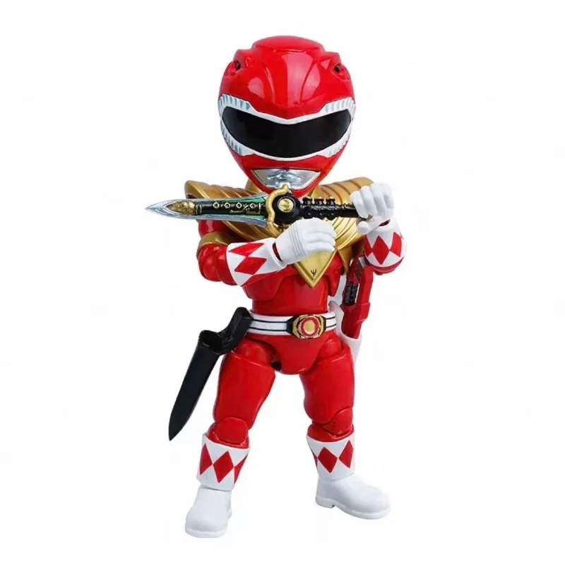 Фото Оригинальная фигурка Hasbro Innovation Point Q Power Rangers Red Ranger & Lord Drakkon & Dino Fury, коллекция аниме-фигурок №2
