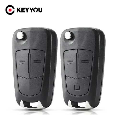 Раскладной чехол для автомобильного ключа KEYYOU, чехол для Vauxhall Opel Astra H Corsa D Vectra C Zafira Astra Vectra Signum