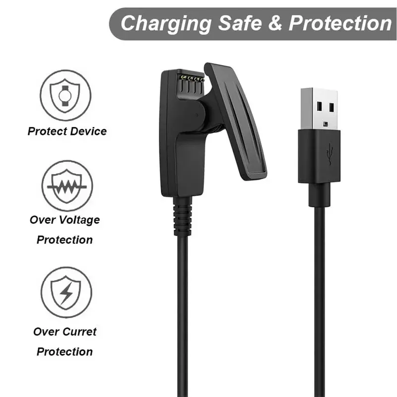 USB зарядное устройство для Garmin Forerunner 3035235230630735 Lily 2 XT кабель Vivomove TrendHR Approach S20 зарядный шнур для умных часов (art.: 3920d33be71ee) - 3920d33be71ee