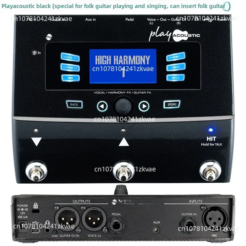 Вокальная и акустическая гитара с 3 кнопками эффектами вокальной акустической