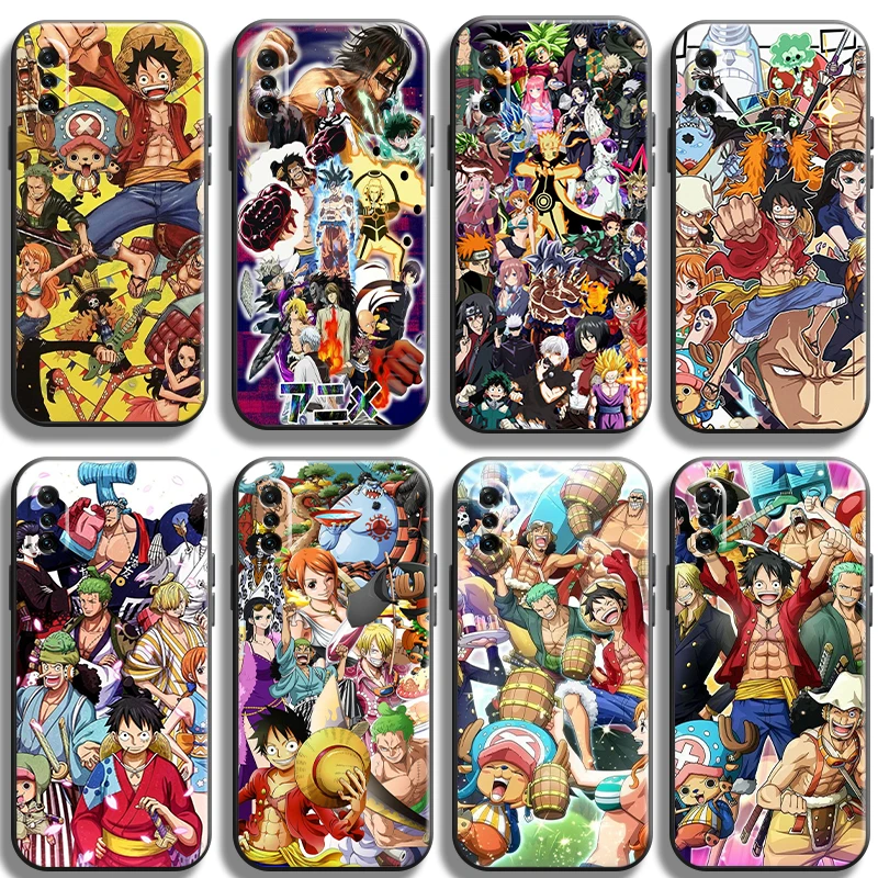 

One Piece Anime Phone Case For Xiao MI Note 10 Pro Lite 10S 10 Pro Lite Carcasa Liquid Silicon Back Coque Smartphone Unisex Capa